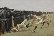 Frederic Remington Touchdown, Yale vs. Princeton, Thanksgiving Day china oil painting artist